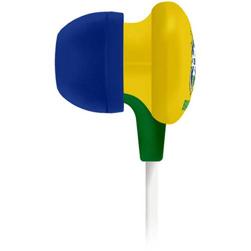 Assistência Técnica, SAC e Garantia do produto Fone de Ouvido Waldman Intra Auricular Amarelo e Azul Super Fan SF-10-CBF/YL