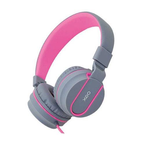 Assistência Técnica, SAC e Garantia do produto Fone Headset com Microfone Cinza e Rosa Neon Hs106 Oex