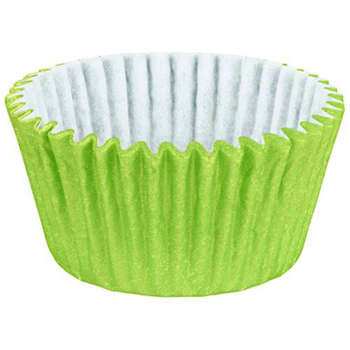 Assistência Técnica, SAC e Garantia do produto Forminha Cupcake Impermeável Colors Verde Limão - 45 Unidades - Regina Festas
