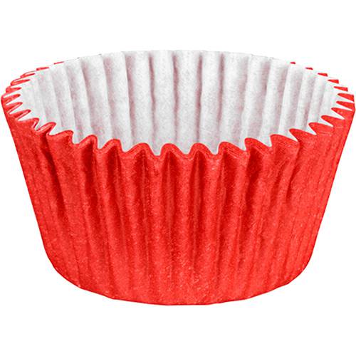 Assistência Técnica, SAC e Garantia do produto Forminha Cupcake Impermeável Colors Vermelho - 45 Unidades - Regina Festas
