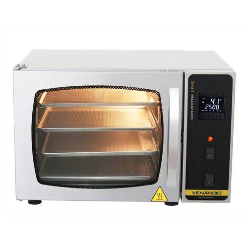 Assistência Técnica, SAC e Garantia do produto Forno Convector Piccolo Elétrico Mono 220v 4 Esteiras 35x35 com Vapor - Fc4emv - Venâncio