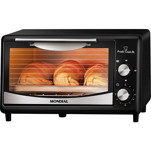 Assistência Técnica, SAC e Garantia do produto Forno Elétrico Mondial Pratic Cook FR-09 6 Litros Preto 650W