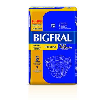 Assistência Técnica, SAC e Garantia do produto Fralda Bigfral Noturna G 7 Unidades