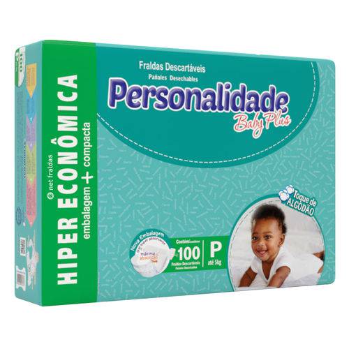 Assistência Técnica, SAC e Garantia do produto Fralda Personalidade Baby Plus Hiper P - 100 Unidades