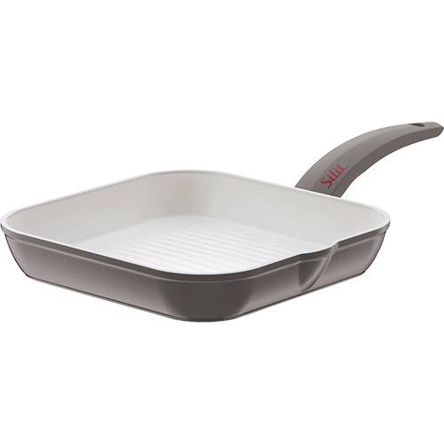 Assistência Técnica, SAC e Garantia do produto Frigideira Selara Grill Quadrada 24 Cm Cinza - Silit