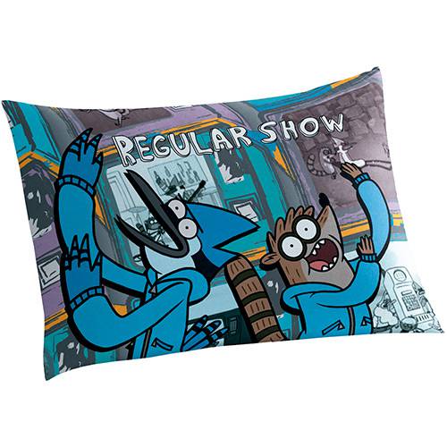 Assistência Técnica, SAC e Garantia do produto Fronha Avulsa Regular Show Estampada Azul 1 Peça - Lepper