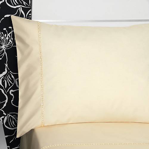 Assistência Técnica, SAC e Garantia do produto Fronha para Body Pillow Bege com Sianinha 50x150cm - Percal 233 Fios - Plumasul