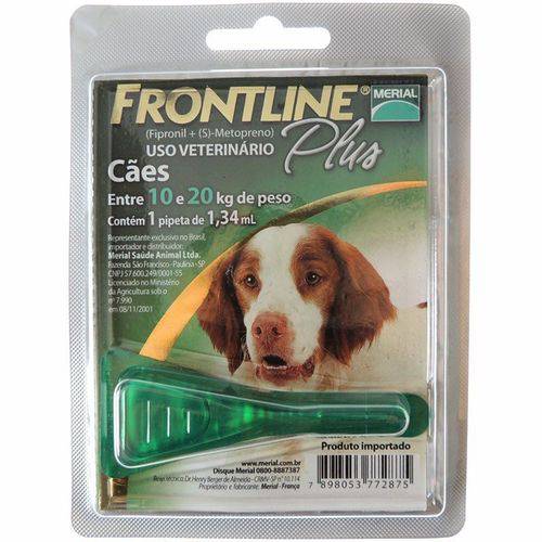 Assistência Técnica, SAC e Garantia do produto Frontline Plus P/cães de 10/20 Kg