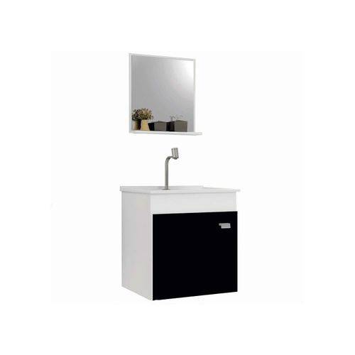 Assistência Técnica, SAC e Garantia do produto Gabinete Armário para Banheiro Pop 400+Espelho+Pia