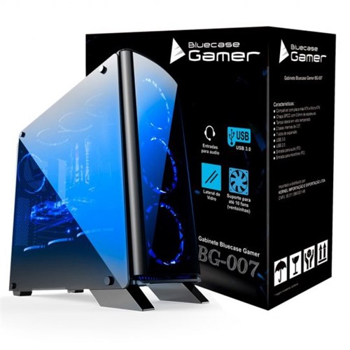 Assistência Técnica, SAC e Garantia do produto Gabinete Gamer Bluecase BG-007 Sem Fonte USB 3.0 Frontal