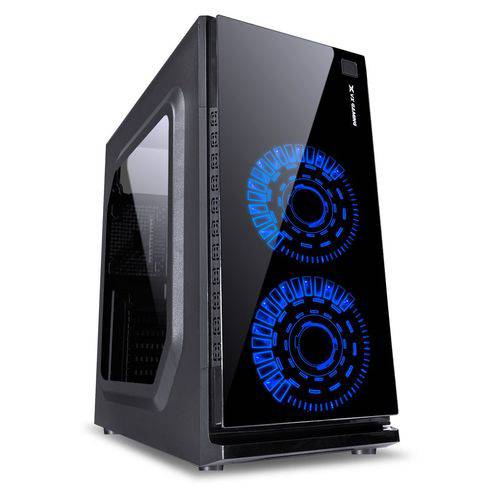 Assistência Técnica, SAC e Garantia do produto Gabinete Gamer Vx Gaming Crater com Janela Acrílica Preto com 2 X Fan Frontal 120mm 15 Pontos de Led Azul