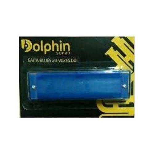 Assistência Técnica, SAC e Garantia do produto Gaita Diatônica Dolphin Blues 20 Vozes em Dó Azul