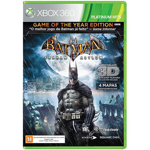 Assistência Técnica, SAC e Garantia do produto Game Batman: Arkham Asylum - XBOX 360
