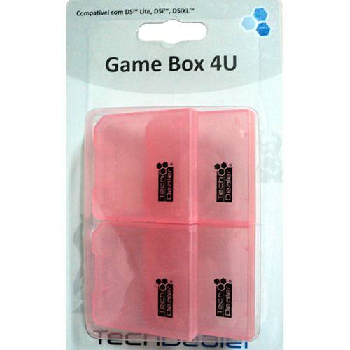 Assistência Técnica, SAC e Garantia do produto Game Box 4 Unidades - Rosa - Tech Dealer