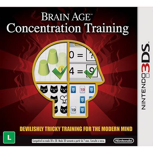 Assistência Técnica, SAC e Garantia do produto Game Brain Age: Concentration Training - 3DS