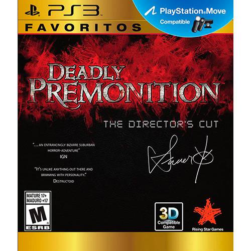 Assistência Técnica, SAC e Garantia do produto Game - Deadly Premonition: The Director's Cut - Favoritos - PS3