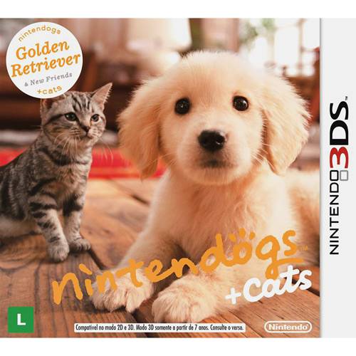 Assistência Técnica, SAC e Garantia do produto Game Nintendogs+Cats: Golden Retriever - 3DS