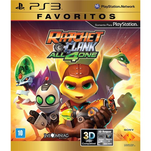 Assistência Técnica, SAC e Garantia do produto Game - Ratchet And Clank: All 4 One - Favoritos - PS3