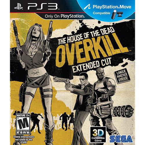 Assistência Técnica, SAC e Garantia do produto Game The House Of The Dead - Overkill Extended Cut - PS3