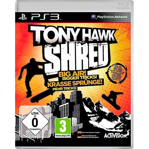 Assistência Técnica, SAC e Garantia do produto Game - Tony Hawk Shred - Playstation 3