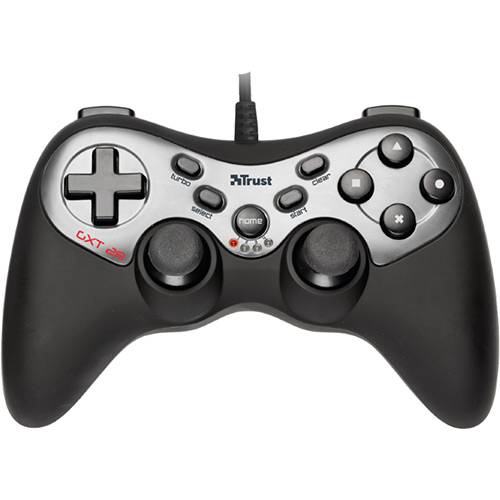 Assistência Técnica, SAC e Garantia do produto Gamepad Trust GXT 28 - PC/PS3 - Preto/Prata