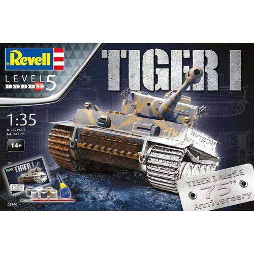 Assistência Técnica, SAC e Garantia do produto Gift-Set Tiger I Ausf.E 75th Anniversary - 1/35 - Revell 05790