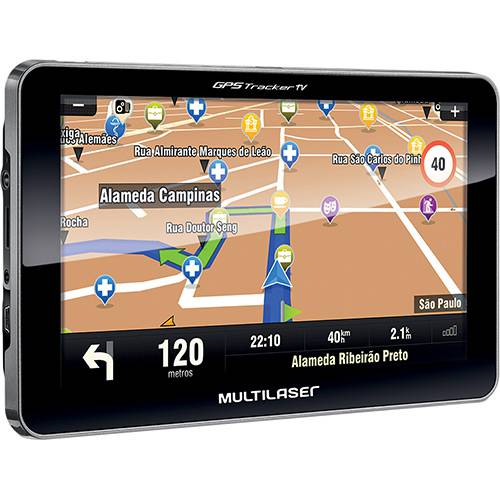 Assistência Técnica, SAC e Garantia do produto GPS Automotivo Multilaser Tracker III Tela 7' com TV Digital