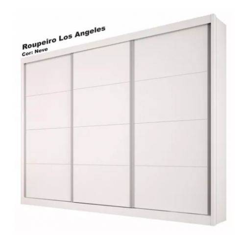 Assistência Técnica, SAC e Garantia do produto Guarda-roupa 100%MDF Los Angeles,5 Gavetas,cor Neve-Móveis Bom de Preço-Tcil