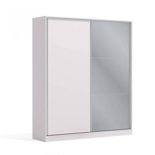 Assistência Técnica, SAC e Garantia do produto Guarda Roupa Casal com Espelho 2 Portas 3 Gavetas Premium Kappesberg Branco