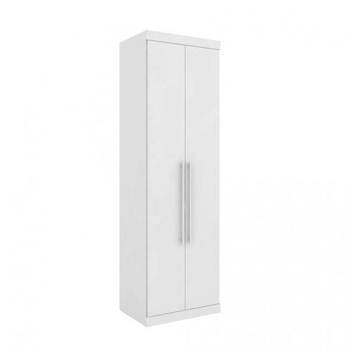 Assistência Técnica, SAC e Garantia do produto Guarda Roupa Modulado 2 Portas 3 Gavetas 3 Prateleiras 71cm Supreme Robel Branco Fosco/Branco