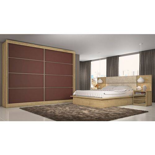 Assistência Técnica, SAC e Garantia do produto Guarda Roupa 2 Portas de Correr MDF Sevilha Mademarcs Bordo Turquesa