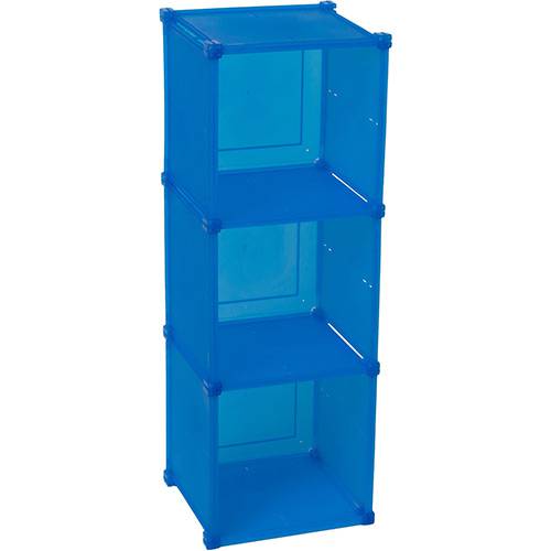 Assistência Técnica, SAC e Garantia do produto Guarda Tudo 3x1 5B 31x89cm Azul Polipropileno - Metaltru