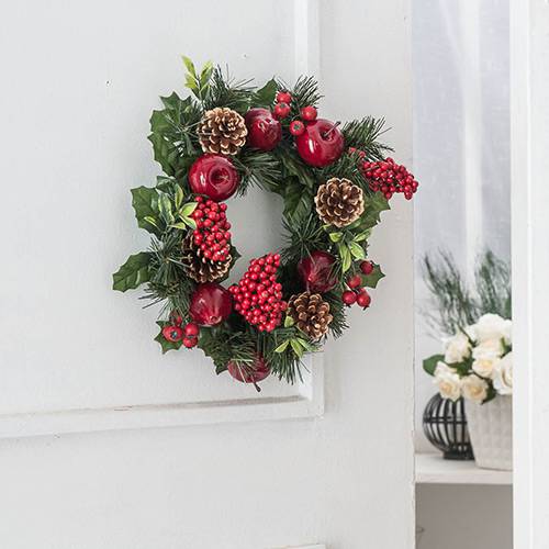 Assistência Técnica, SAC e Garantia do produto Guirlanda Decorada com Frutinhas e Pinhas 30cm - Orb Christmas