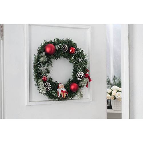 Assistência Técnica, SAC e Garantia do produto Guirlanda Decorada com Pinhas Nevadas 40cm - Orb Christmas