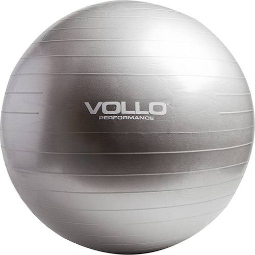 Assistência Técnica, SAC e Garantia do produto Gym Ball Vollo Tamanho 65cm Cinza com Resistência de 350kg e Bomba