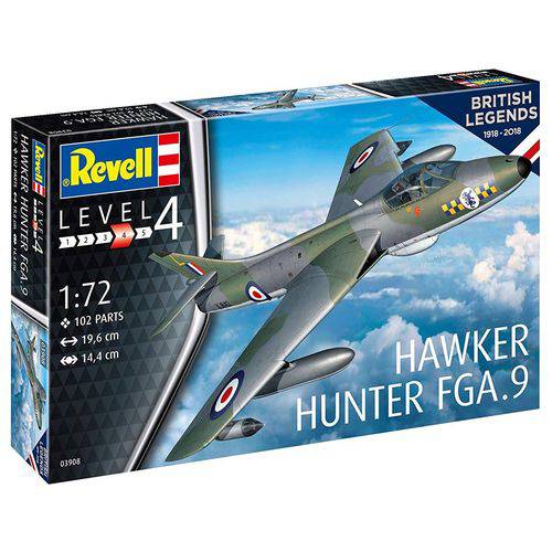Assistência Técnica, SAC e Garantia do produto Hawker Hunter Fga.9 - 1/72 - Revell 03908