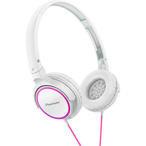 Assistência Técnica, SAC e Garantia do produto Headphone Dobrável Pioneer Branco/Rosa - SE-MJ512-PW
