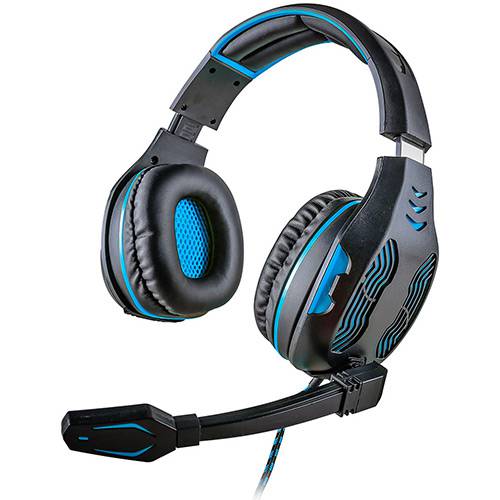 Assistência Técnica, SAC e Garantia do produto Headset Gamer 5,1 Centauro Preto/Azul - MyMax