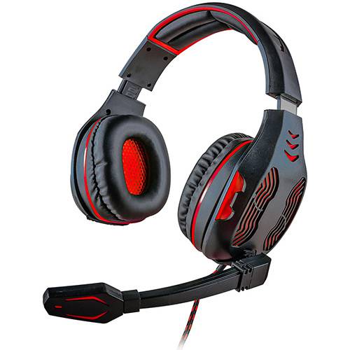 Assistência Técnica, SAC e Garantia do produto Headset Gamer 5,1 Centauro Preto/Vermelho - MyMax