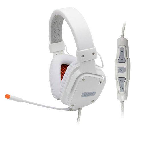 Assistência Técnica, SAC e Garantia do produto Headset Gamer 7.1 Surround Led Usb Branco Shield Hs409 - Oex