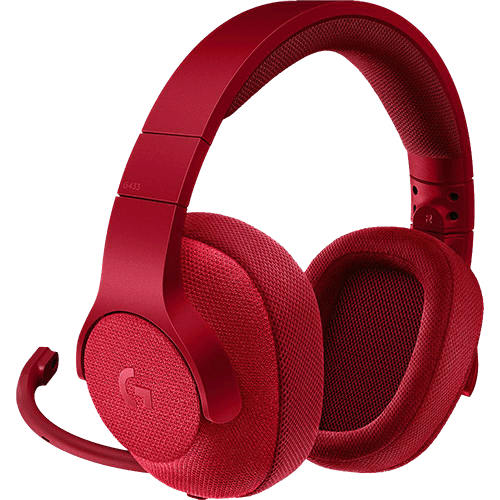 Assistência Técnica, SAC e Garantia do produto Headset Gamer G433 Surround 7.1 com Som DTS para PC, Mobile, PS4, Xbox One, Nintendo Switch Vermelho - Logitech G