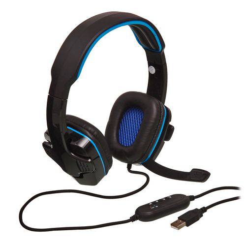 Assistência Técnica, SAC e Garantia do produto Headset Gamer Usb Pc, Notebook, Ps3, Ps4 - Knup Kp-357 Cor Azul
