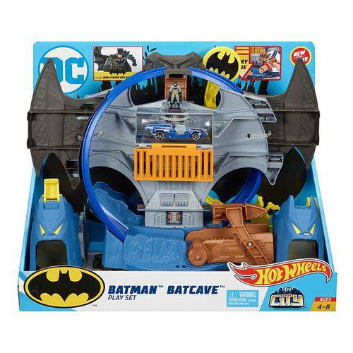 Assistência Técnica, SAC e Garantia do produto Hot Wheels - DC Comics - Pista do Batman - Bat-caverna