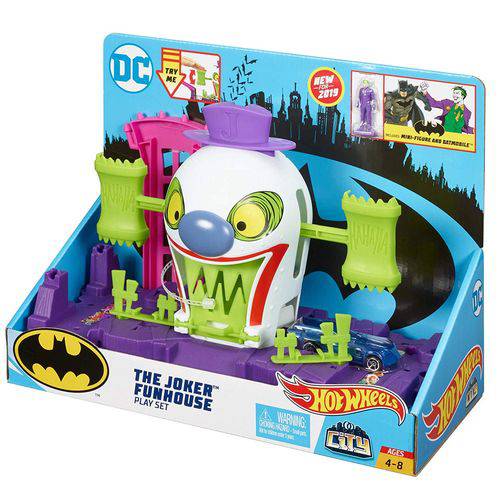 Assistência Técnica, SAC e Garantia do produto Hot Wheels DC Pista The Joker Funhouse