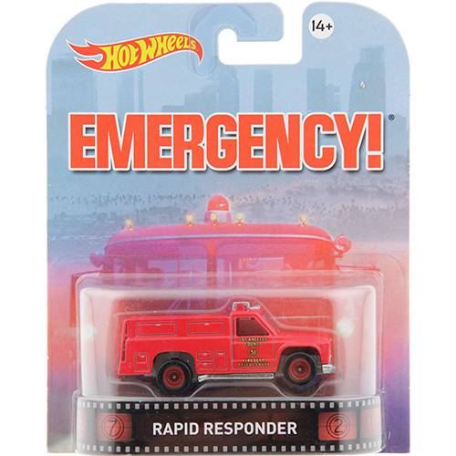 Assistência Técnica, SAC e Garantia do produto Hot Wheels Entretenimento Retro 1:64 Rapid Responder - Mattel