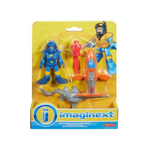 Assistência Técnica, SAC e Garantia do produto Imaginext - Mergulhador de Águas Profundas - Mattel DFY01/DFY07