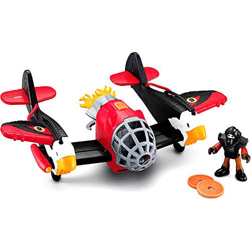 Assistência Técnica, SAC e Garantia do produto Imaginext Super Aviões Sky Racer - Águia Vermelho - Mattel