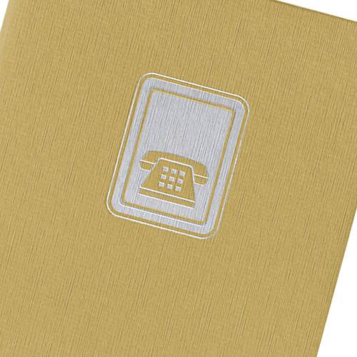 Assistência Técnica, SAC e Garantia do produto Índice Telefônico de Bolso Vega Ouro Papel Branco - Pombo