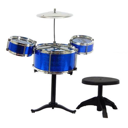 Assistência Técnica, SAC e Garantia do produto Instrumento Musical Bateria Infantil Azul - Mc18246az