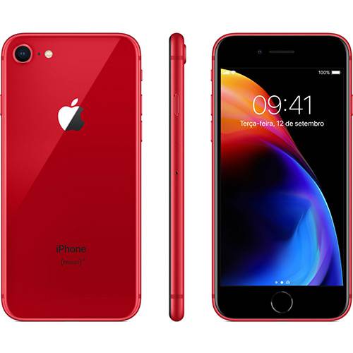 Assistência Técnica, SAC e Garantia do produto IPhone 8 256GB Vermelho Special Edition Tela 4.7" IOS 11 4G Câmera 12MP - Apple